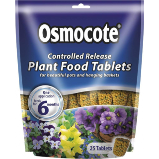 OSMOCOTE CONTROLLED RELEASE PLANT FOOD TABLETS 25 X 5G